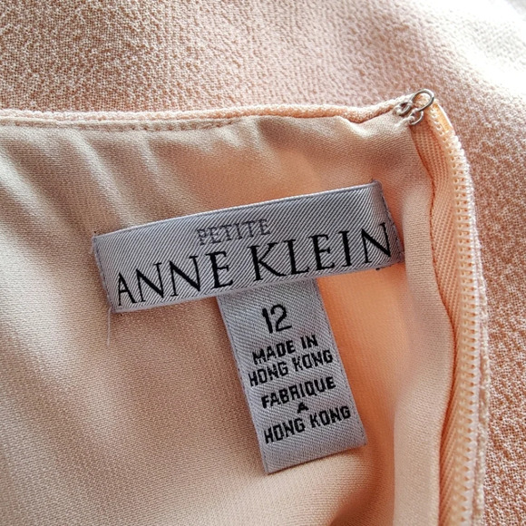 Anne Klein Skirt / Peach w/ Lace / Size 12 / Career - Picture 5 of 7
